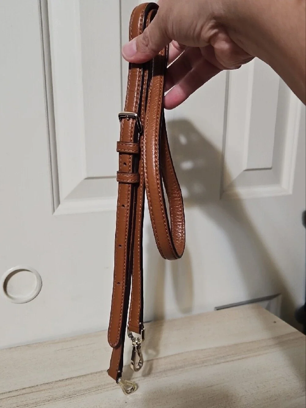 Kate Spade EUC Replacement Brown Leather Crossbody Strap